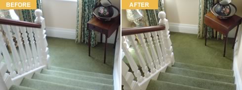 RK Specialist Cleaners before and after cleaning