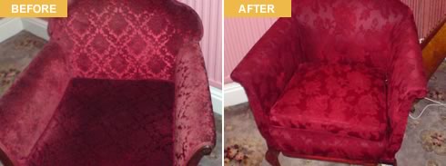 RK Specialist Cleaners before and after cleaning